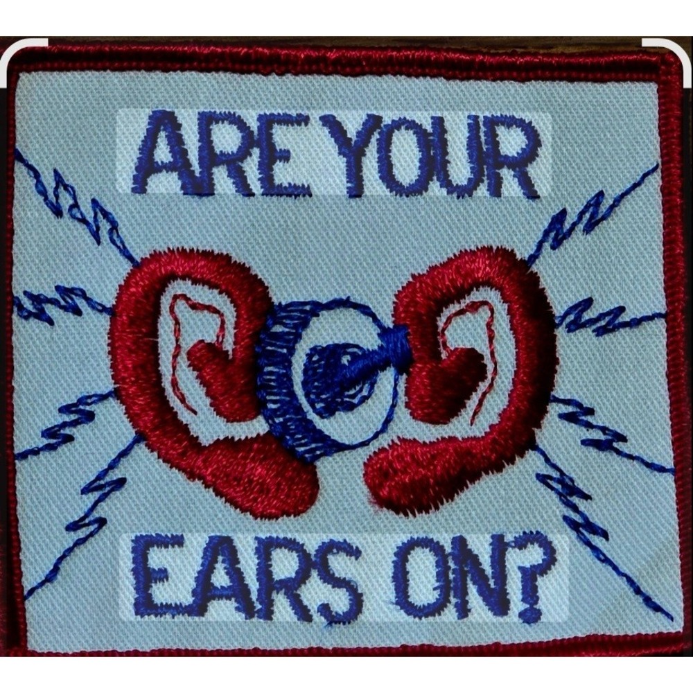 Vintage Got Your Ears On Cb Radio Embroidered Patch Woven